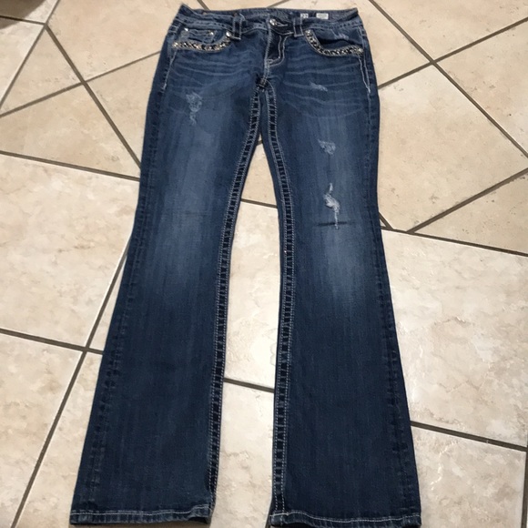 MISS ME Signature Boot Jeans size 27 - Picture 3 of 12